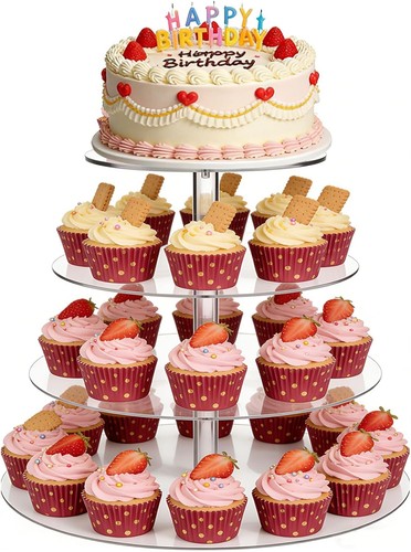 Tier acrylic cupcake stand - cupcake,