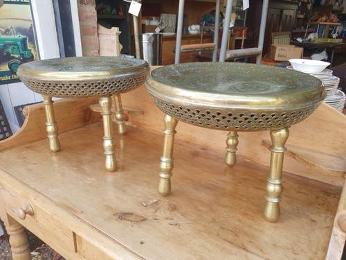 Pair turkish brass - pair, legged