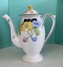 Vintage Lawleys Icelandic Poppy Coffee Pot. Hand Finished .Art Deco.