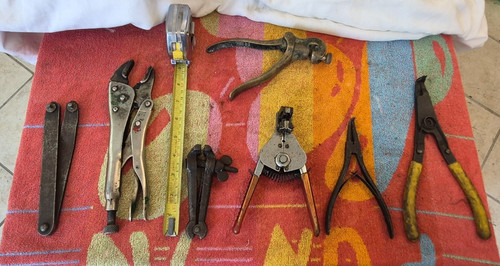 Joblot small mole grips - ,