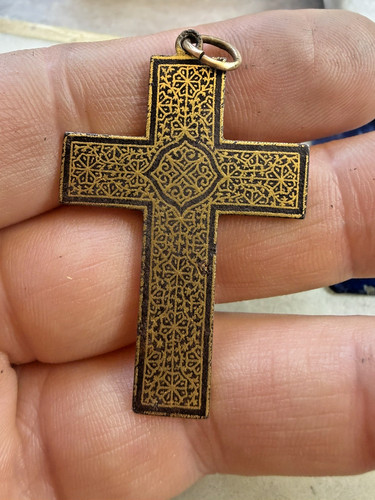 Antique victorian gold - antique, inlay