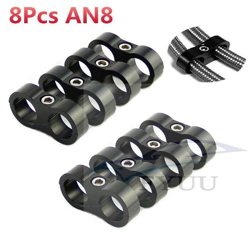 8pcs cnc an8 braided - fuel, oil