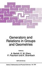 Generators and Relations in Groups and Geometri. Barlotti, Ellers, Plaumann<|