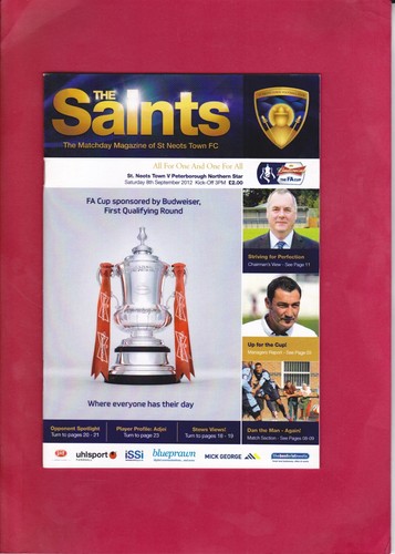 Neots town v - v, peterborough