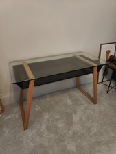 John Lewis Glass Desk
