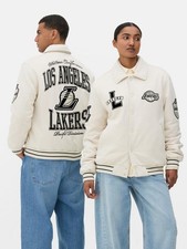 NBA Los Angeles Lakers Collared Varsity Jacket,Size:M,Unisex,Brand New