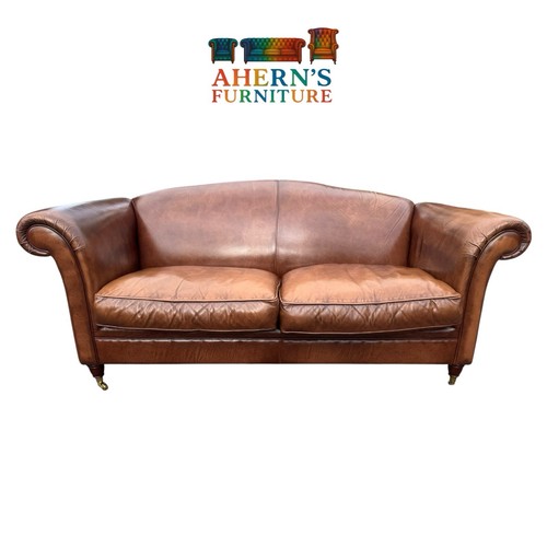 Large brown leather - brown, laura