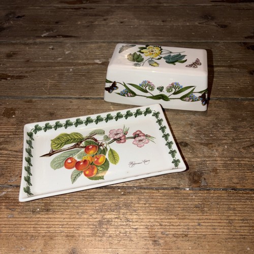 Portmeirion butter dish pomona - portmeirion,