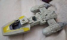 Vintage - Kenner- Star Wars- Y-Wing Fighter Vehicle Ship - 1983  incomplete