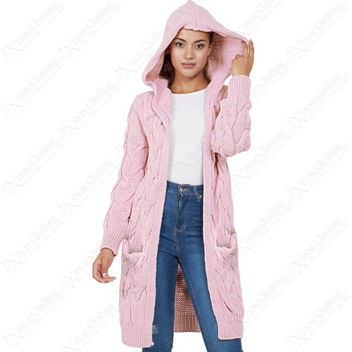 New ladies pockets hooded - ladies,