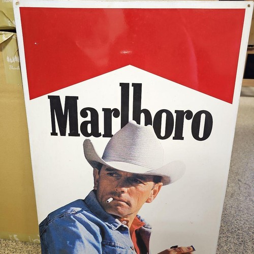 Marlboro tin sign - marlboro,