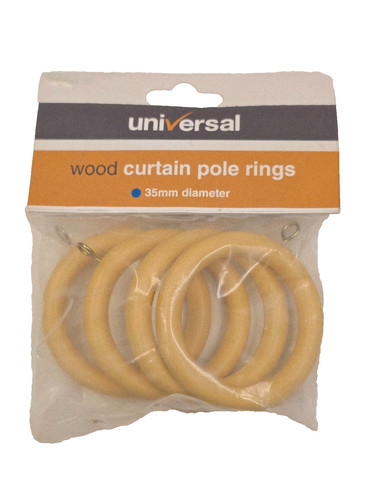 35mm natural wooden curtain - natural,