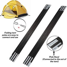 Tent Poles Kit Repair Rods, 2