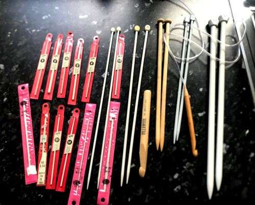 Vintage knitting needles - knitting,