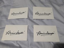 Annie Lennox Signed unused Bookplates
