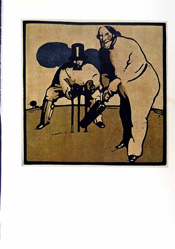 Original old vintage print - old,