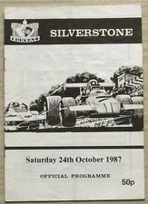 SILVERSTONE 24 Oct 1987 SUNBAC