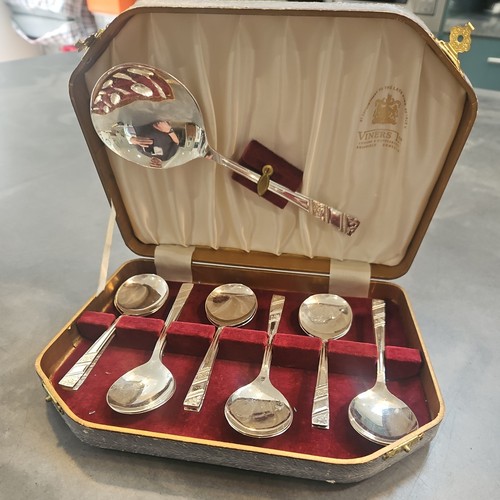 Vintage viners dessert spoon - dessert,