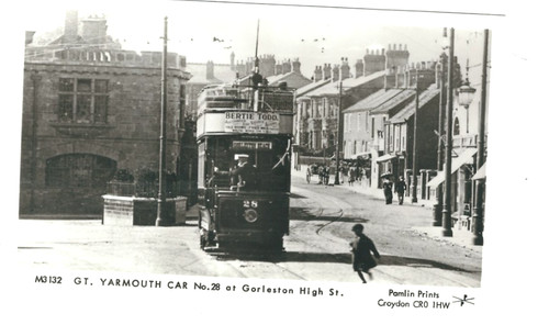 Pamlin print postcard - postcard, trams