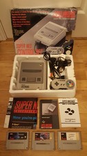 ORIGINAL BOXED SNES SUPER NES