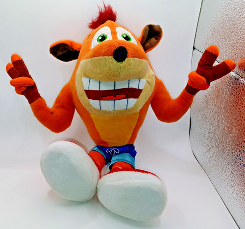 Crash bandicoot plush soft toy - crash,