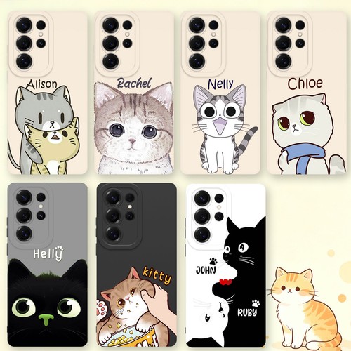 Cute cat personalized tpu - cat, case