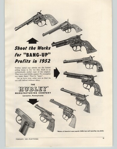 1952 paper hubley toy - 1952,