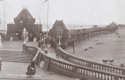 587 printed postcard pier - 587/printed,