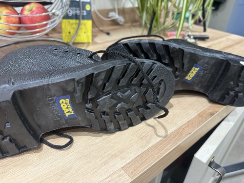 British coal toe cap - coal, boots