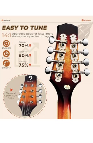 Vangoa mandolin instrument - vangoa,