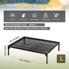 Elevated Dog Bed for Large Dog