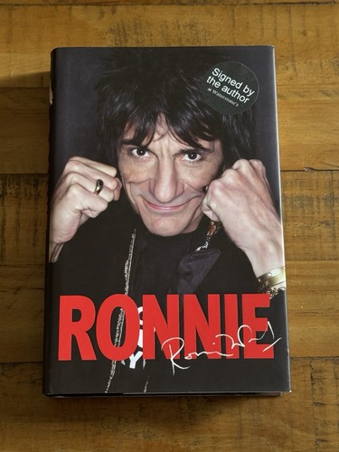 Ronnie wood signed 1st - hb,