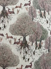 Voyage Maison Linen Fabric Willow Woods Stone Curtain Blind Upholstery