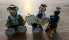 3 Vintage Miniature Drioli Ceramic 12 cm tall  Collectable Bottles Empty , GC . 