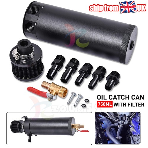 Universal port oil catch - 2-port, can