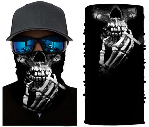 Motorcycle face mask neck tube - face,