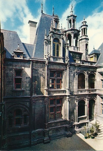 Old postcard caen - old,