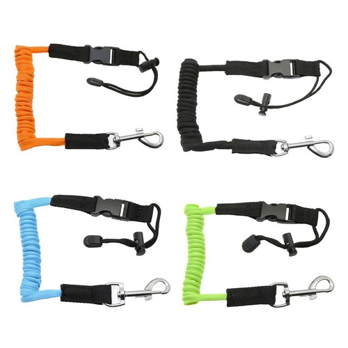 Coiled lanyard rope tether - coiled,