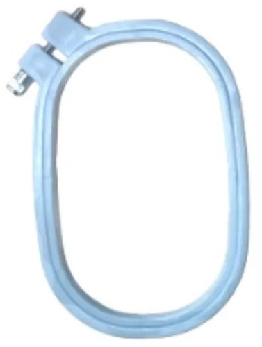 Rectangular plastic embroidery