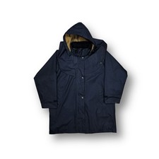 Welligogs Classics Navy Blue Waterproof Long Coat Size UK 18