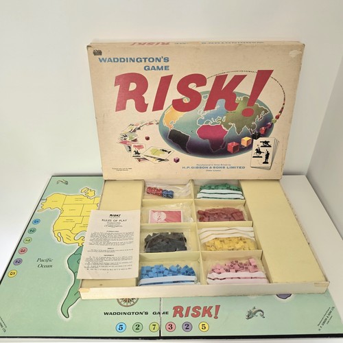 Vintage waddingtons risk board - waddingtons,