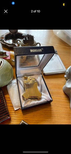 Ronson banjo gold plated - gold,