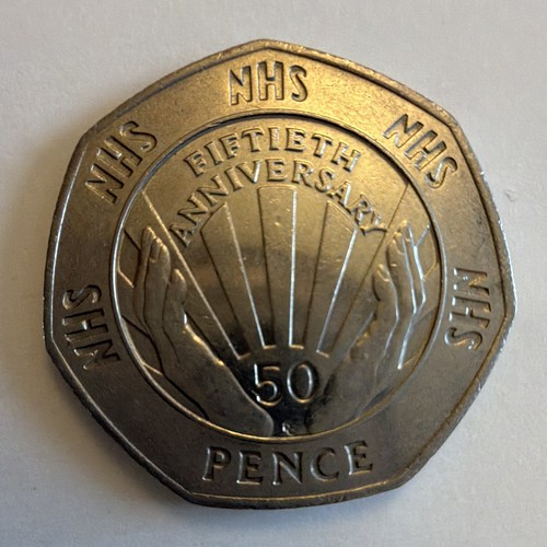 Nhs 50th anniversary - nhs, 50p