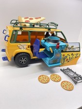 Teenage Mutant Ninja Turtles Mutant Mayhem Pizza Fire Van Vehicle Playset    