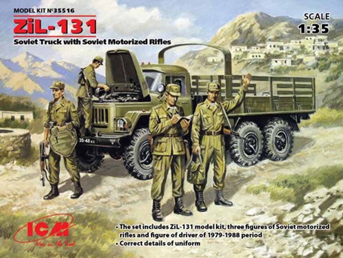 Icm 35516 soviet zil 131 - icm,