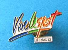Vive Le Sport Renault Pin Badge, VGC. Enamel.