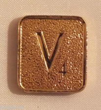 Franklin mint scrabble 22k - franklin,