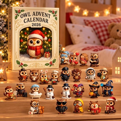 2026 christmas pvc - pvc, owl