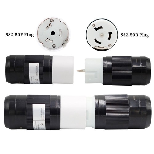 Compact amp locking plug - compact, 50