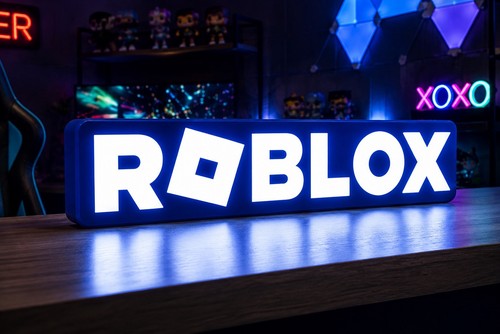 Roblox led light box gaming - light,
